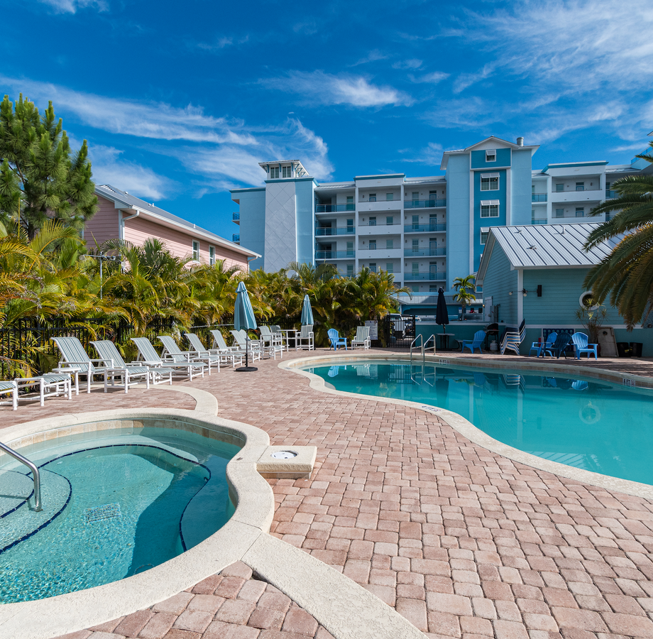 Condo building with exterior pool located in Merritt Island.