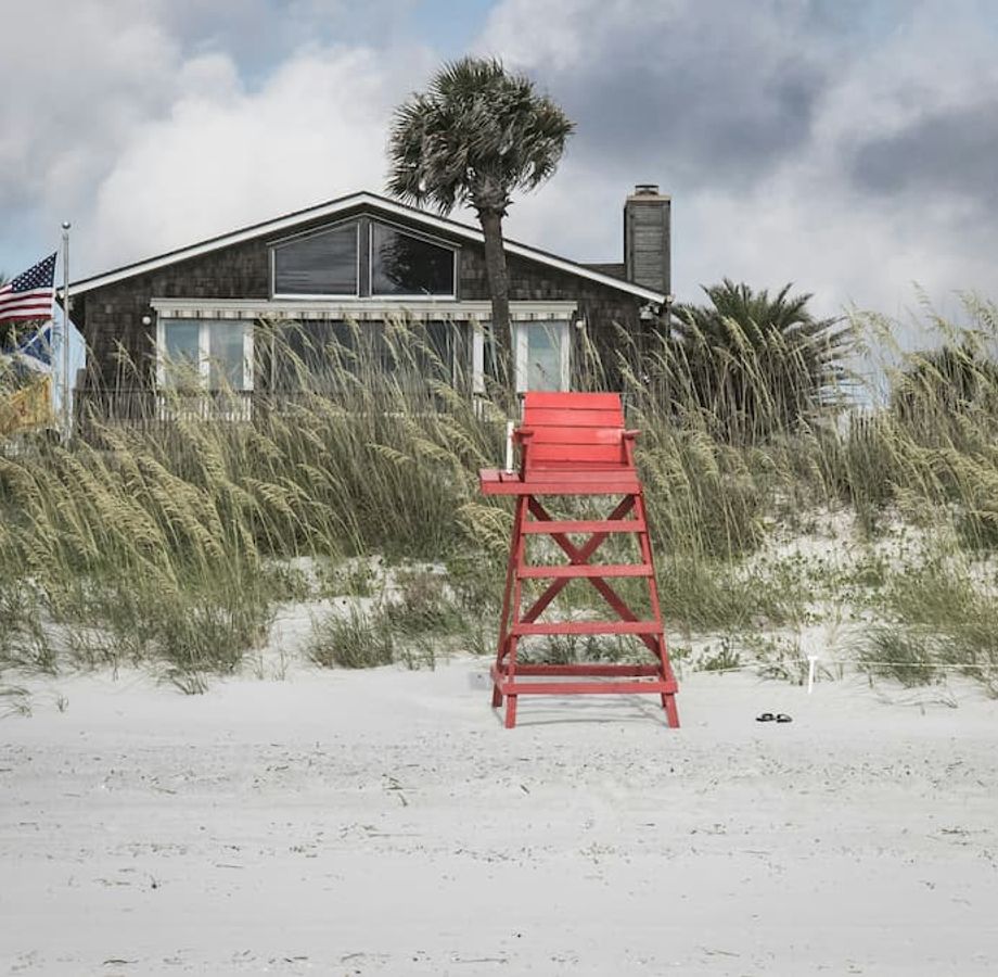 A beach house